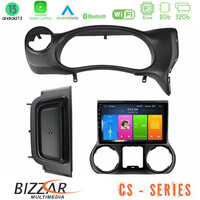 Bizzar cs Series 4core Android13 2+32gb Jeep Wrangler 2014-2017 Navigation Multimedia Tablet 10 u-cs-Jp0788