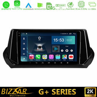 Bizzar g+ Series Peugeot 208 2019-2023 8core Android12 6+128gb Navigation Multimedia Tablet 9 u-g-Pg1071