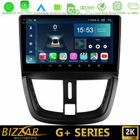 Bizzar g+ Series Peugeot 207 8core Android12 6+128gb Navigation Multimedia Tablet 9 u-g-Pg0688