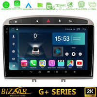 Bizzar g+ Series Peugeot 308/rcz 8core Android12 6+128gb Navigation Multimedia Tablet 9 (Ασημί Χρώμα) u-g-Pg705s