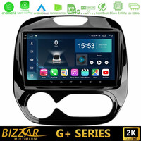 Bizzar g+ Series Renault Captur 2013-2019 (Auto ac) 8core Android12 6+128gb Navigation Multimedia Tablet 9 u-g-Rn748a