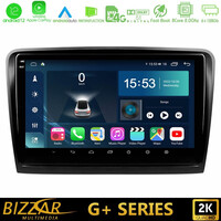 Bizzar g+ Series Skoda Superb 2008-2015 8core Android12 6+128gb Navigation Multimedia Tablet 10 u-g-Sk0817