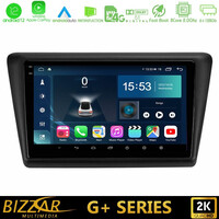 Bizzar g+ Series Skoda Rapid 2013-2017 8core Android12 6+128gb Navigation Multimedia Tablet 9 u-g-Sk1067