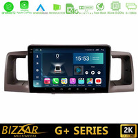 Bizzar g+ Series Toyota Corolla 2002-2006 8core Android12 6+128gb Navigation Multimedia Tablet 9 u-g-Ty0254