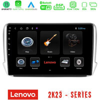 Lenovo car pad Peugeot 208/2008 4core Android 13 2+32gb Navigation Multimedia Tablet 10 u-len-Pg0164