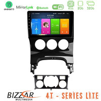Bizzar 4t Series Peugeot 3008 Auto a/c 4core Android13 2+32gb Navigation Multimedia Tablet 9 u-lvb-Pg0163