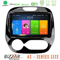 Bizzar 4t Series Renault Captur 2013-2019 (Auto ac) 4core Android13 2+32gb Navigation Multimedia Tablet 9 u-lvb-Rn748a