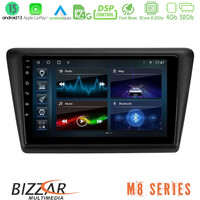 Bizzar m8 Series Skoda Rapid 2013-2017 8core Android13 4+32gb Navigation Multimedia Tablet 9 u-m8-Sk1067