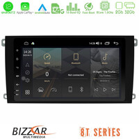 Bizzar oem Porsche Cayenne 2003-2010 8core Android12 2+32gb Navigation Multimedia Deckless 8 με Carplay/androidauto u-mtt-Pc9546