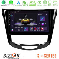 Bizzar s Series Nissan Qashqai j11 (Auto A/c) 8core Android13 6+128gb Navigation Multimedia Tablet 10 u-s-Ns0004a