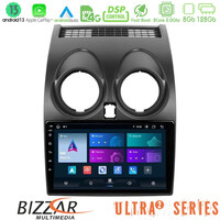 Bizzar Ultra Series Nissan Qashqai j10 8core Android13 8+128gb Navigation Multimedia Tablet 9 u-ul2-Ns0264