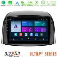 Bizzar Ultra Series Renault Koleos 2007-2015 8core Android13 8+128gb Navigation Multimedia Tablet 9 u-ul2-Rn0440