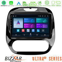 Bizzar Ultra Series Renault Captur 2013-2019 (Manual ac) 8core Android13 8+128gb Navigation Multimedia Tablet 9 u-ul2-Rn748m
