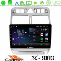 Cadence x Series Peugeot 307 2002-2008 8core Android12 4+64gb Navigation Multimedia Tablet 9 u-x-Pg0655