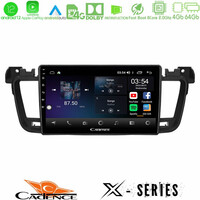 Cadence x Series Peugeot 508 2010-2018 8core Android12 4+64gb Navigation Multimedia Tablet 9 u-x-Pg0704