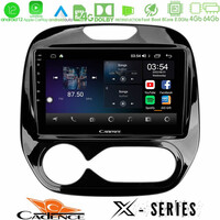 Cadence x Series Renault Captur 2013-2019 (Auto ac) 8core Android12 4+64gb Navigation Multimedia Tablet 9 u-x-Rn748a
