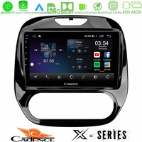 Cadence x Series Renault Captur 2013-2019 (Manual ac) 8core Android12 4+64gb Navigation Multimedia Tablet 9 u-x-Rn748m