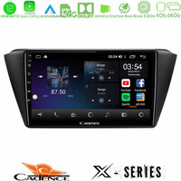 Cadence x Series Skoda Fabia 2015-2021 8core Android12 4+64gb Navigation Multimedia Tablet 9 u-x-Sk0150