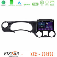Bizzar xt2 Series 4core Android13 2+32gb Jeep Wrangler 2011-2014 Navigation Multimedia Tablet 10 u-xt2-Jp0787