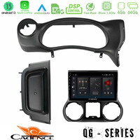 Cadence qg Series 8core Android13 4+64gb Jeep Wrangler 2014-2017 Navigation Multimedia Tablet 10 u-qg-Jp0788