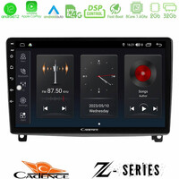 Cadence z Series Peugeot 407 8core Android12 2+32gb Navigation Multimedia Tablet 9 u-z-Pg1119