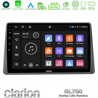 Clarion Gl700 Lite Series 8core Android11 2+32gb Dacia Duster 2019-&Gt; Navigation Multimedia Tablet 10 με Carplay &Amp; Android Auto u-G72l-Dc0628
