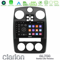 Clarion Gl700 Lite Series Chrysler pt-Cruiser 2000-2005 8core Android11 6+128gb Navigation Multimedia Tablet 9″ με Carplay &Amp; Android Auto με Carplay &Amp; Android Auto u-G76l-Ch1575