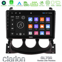 Clarion Gl700 Lite Series Nissan 370z 2009-2013 8core Android11 6+128gb Navigation Multimedia Tablet 9″ με Carplay &Amp; Android Auto u-G76l-Ns2078