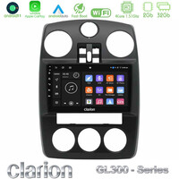 Clarion Gl300 Series Chrysler pt-Cruiser 2000-2005 4core Android11 2+32gb Navigation Multimedia Tablet 9″ με Carplay &Amp; Android Auto u-gl3-Ch1575