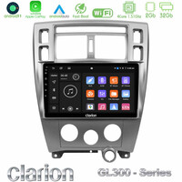 Clarion Gl300 Series 4core Android11 2+32gb Hyundai Tucson Navigation Multimedia Tablet 10 με Carplay &Amp; Android Auto u-gl3-Hy0712