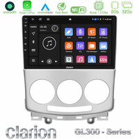 Clarion Gl300 Series Mazda 5 2004-2010 4core Android11 2+32gb Navigation Multimedia Tablet 9″ με Carplay &Amp; Android Auto u-gl3-Mz0754