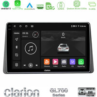 Clarion Gl700 Series 8core Android13 4+64gb Dacia Duster 2019-&Gt; Navigation Multimedia Tablet 10 με Carplay &Amp; Android Auto u-gl7-Dc0628