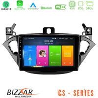 Bizzar cs Series 4core Android13 2+32gb Opel Corsa E/adam Navigation Multimedia Tablet 9 u-cs-Op0425