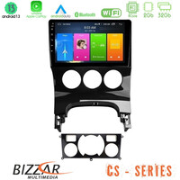 Bizzar cs Series 4core Android13 2+32gb Peugeot 3008 Auto a/c Navigation Multimedia Tablet 9 u-cs-Pg0163