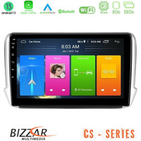 Bizzar cs Series 4core Android13 2+32gb Peugeot 208/2008 Navigation Multimedia Tablet 10 u-cs-Pg0164