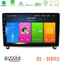 Bizzar cs Series 4core Android13 2+32gb Peugeot 407 Navigation Multimedia Tablet 9 u-cs-Pg1119