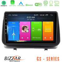 Bizzar cs Series 4core Android13 2+32gb Renault Clio 2005-2012 Navigation Multimedia Tablet 9 u-cs-Rn0003