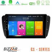 Bizzar cs Series 4core Android13 2+32gb Seat Ibiza 2008-2012 Navigation Multimedia Tablet 9 u-cs-St0499