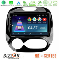Bizzar nd Series 8core Android13 2+32gb Renault Captur 2013-2019 (Auto ac) Navigation Multimedia Tablet 9 u-nd-Rn748a