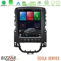 Bizzar Tesla Series 8core Android13 4+64gb Opel Astra j 2010-2014 Navigation Multimedia Tablet 9.7 u-tqg-Op8003