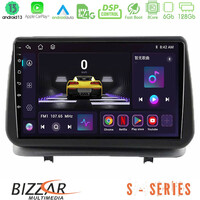 Bizzar s Series Renault Clio 2005-2012 8core Android13 6+128gb Navigation Multimedia Tablet 9 u-s-Rn0003