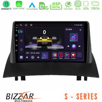 Bizzar s Series Renault Megane 2 2002-2008 8core Android13 6+128gb Navigation Multimedia Tablet 9 u-s-Rn0717