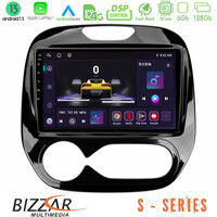 Bizzar s Series Renault Captur 2013-2019 (Auto ac) 8core Android13 6+128gb Navigation Multimedia Tablet 9 u-s-Rn748a