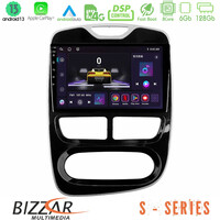 Bizzar s Series Renault Clio 2012-2016 8core Android13 6+128gb Navigation Multimedia Tablet 10 u-s-Rn783