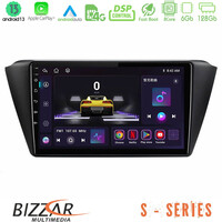 Bizzar s Series Skoda Fabia 2015-2021 8core Android13 6+128gb Navigation Multimedia Tablet 9 u-s-Sk0150