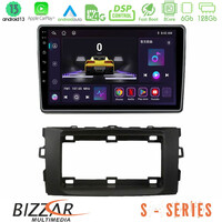 Bizzar s Series Toyota Auris 2013-2016 8core Android13 6+128gb Navigation Multimedia Tablet 10 u-s-Ty1294