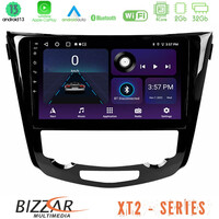 Bizzar xt2 Series 4core Android13 2+32gb Nissan Qashqai j11 (Auto A/c) Navigation Multimedia Tablet 10 u-xt2-Ns0004a