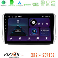 Bizzar xt2 Series 4core Android13 2+32gb Peugeot 208/2008 Navigation Multimedia Tablet 10 u-xt2-Pg0164