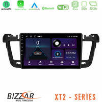 Bizzar xt2 Series 4core Android13 2+32gb Peugeot 508 2010-2018 Navigation Multimedia Tablet 9 u-xt2-Pg0704