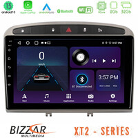 Bizzar xt2 Series 4core Android13 2+32gb Peugeot 308/rcz Navigation Multimedia Tablet 9 (Ασημί Χρώμα) u-xt2-Pg705s